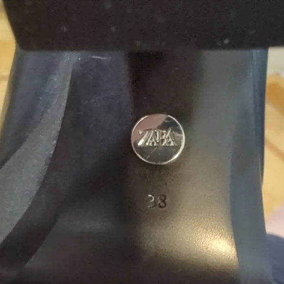 Black Platform Ankle Boots Leather